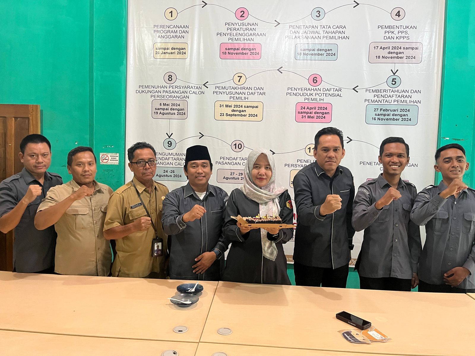 Hut Bawaslu RI ke-17 dengan tema Konsistensi Mengawal demokrasi"