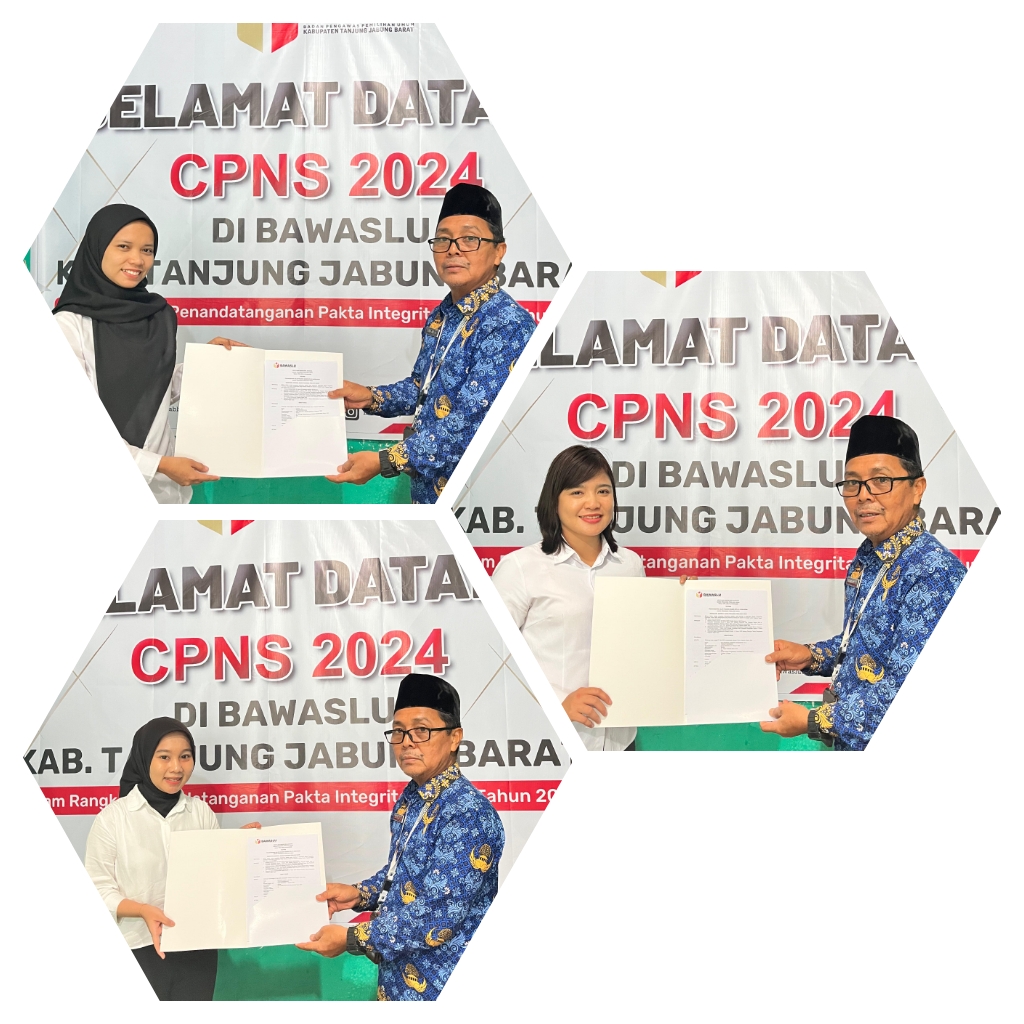 Teken Fakta Integritas 3 CPNS Bawaslu RI 