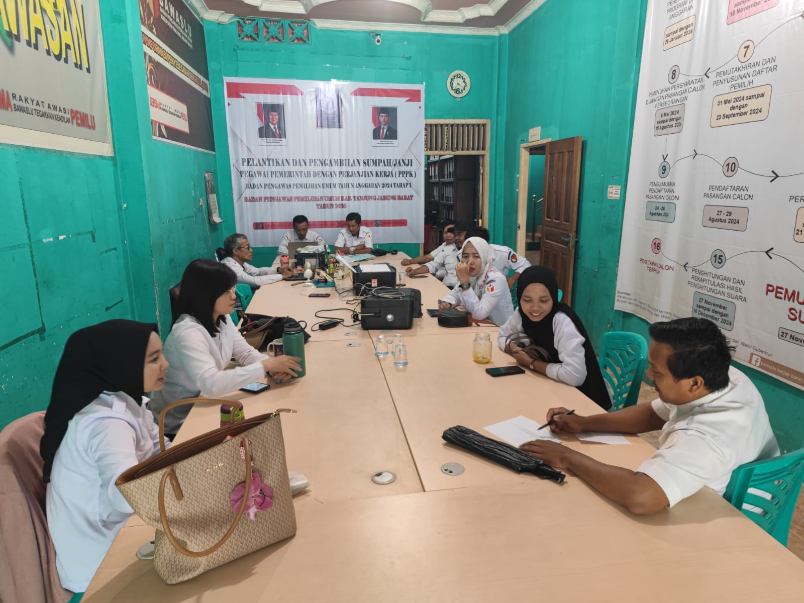 Rapat Koordinasi pengelolaa Arsip dalam lingkungan Bawaslu Kabupaten Tanjung Jabung Barat