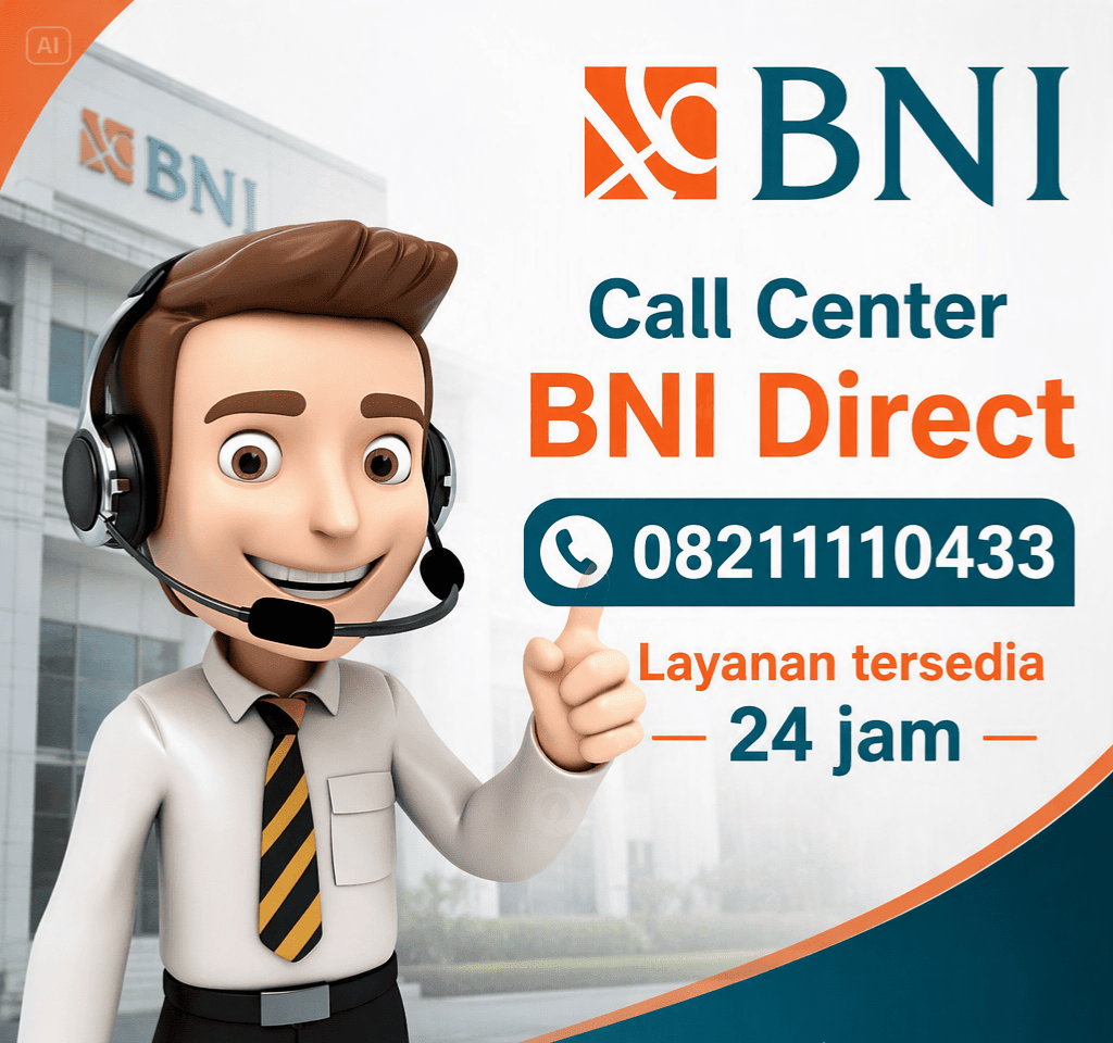 BNI Direct kini hadir Layanan Bantuan Call Center 24 Jam