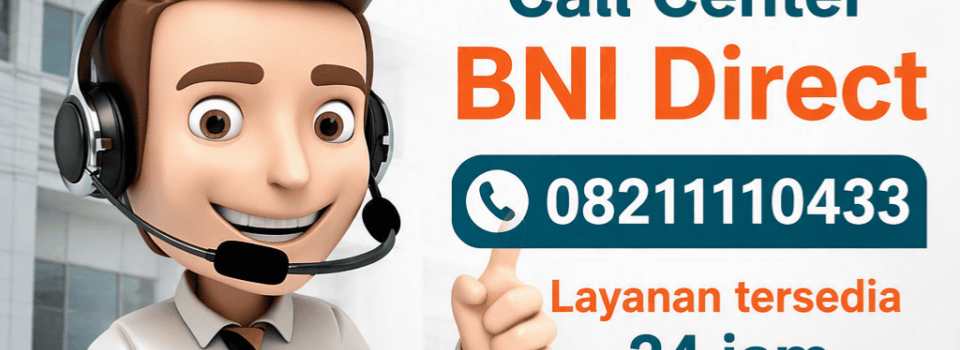 Call Center utama untuk BNI Direct bisnis