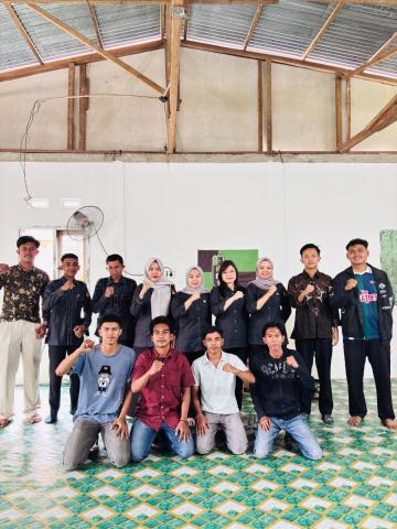 Kegiatan konsolidasi demokrasi Bawaslu Tanjung Jabung Barat bersama HMI Cabang Tanjung Jabung Barat.