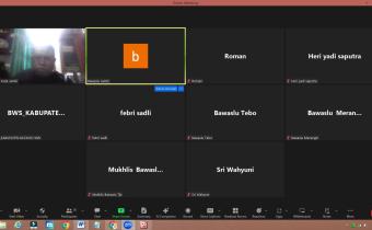 Zoom Meeting Persiapan Monitoring dan evaluasi Keterbukaan Informasi Publik Bawaslu Kabupaten/Kota