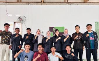 Kegiatan konsolidasi demokrasi Bawaslu Tanjung Jabung Barat bersama HMI Cabang Tanjung Jabung Barat.